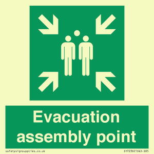 Evacuation assembly point